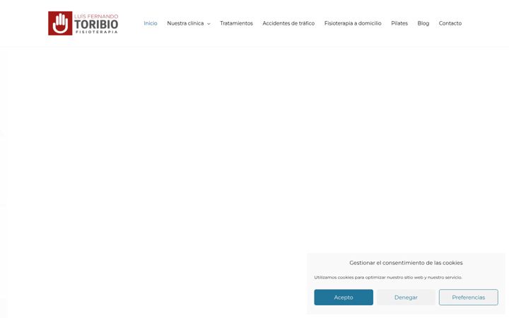 Snímek obrazovky fisioterapiaalicante.es
