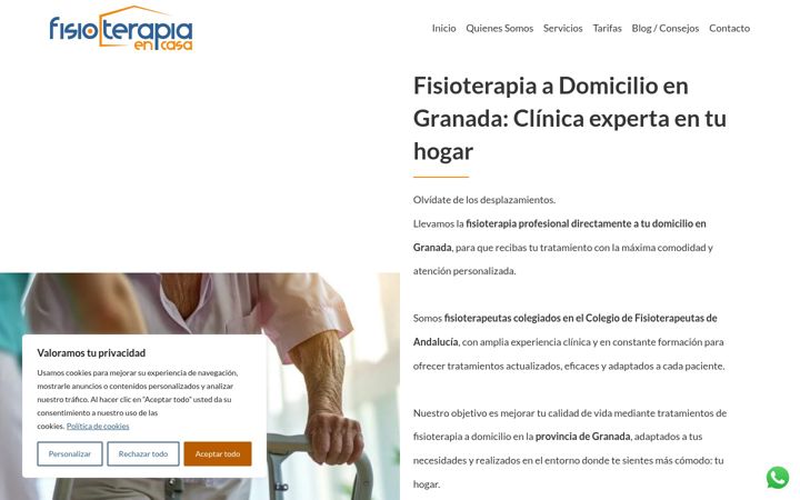 Screenshot von fisioterapiaencasa.es