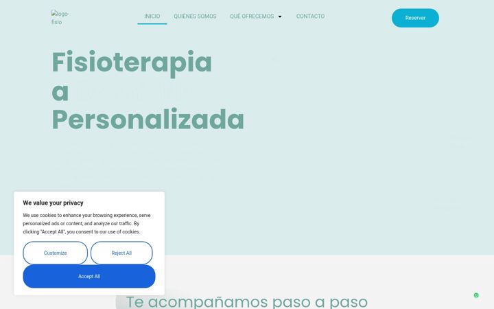 Screenshot von fisioterapiaespecializada.es
