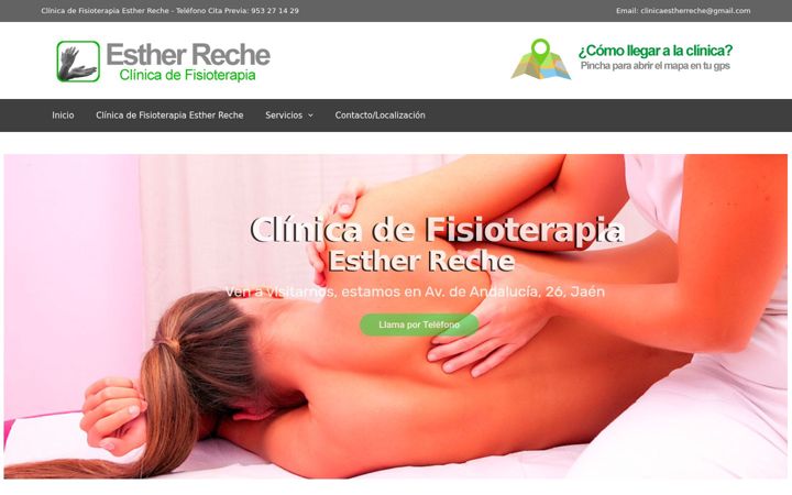 Screenshot of fisioterapiaestherreche.com