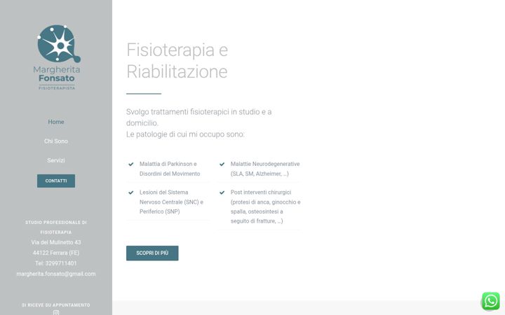 Screenshot of fisioterapiafonsato.it