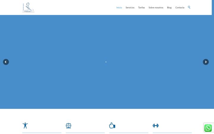 Screenshot ta' fisioterapiamagallanes.es