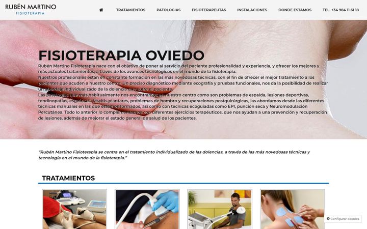 Screenshot ta' fisioterapiaoviedo.es