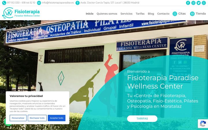 fisioterapiaparadise.es