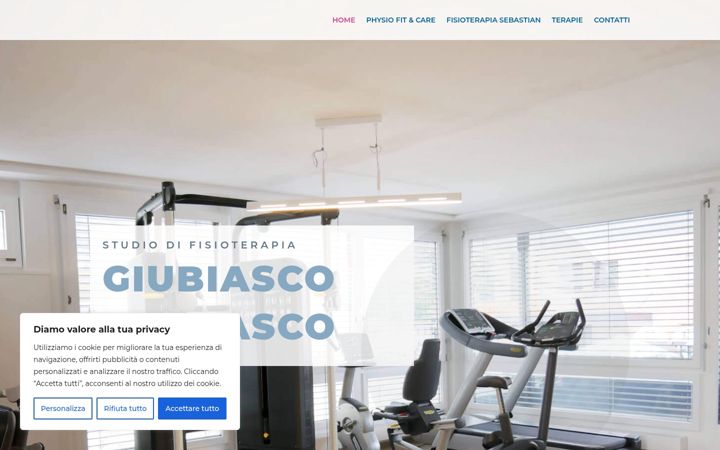Screenshot of fisioterapiasebastian.ch