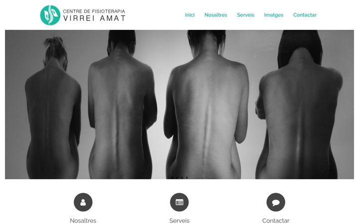 Screenshot of fisioterapiavirreiamat.es