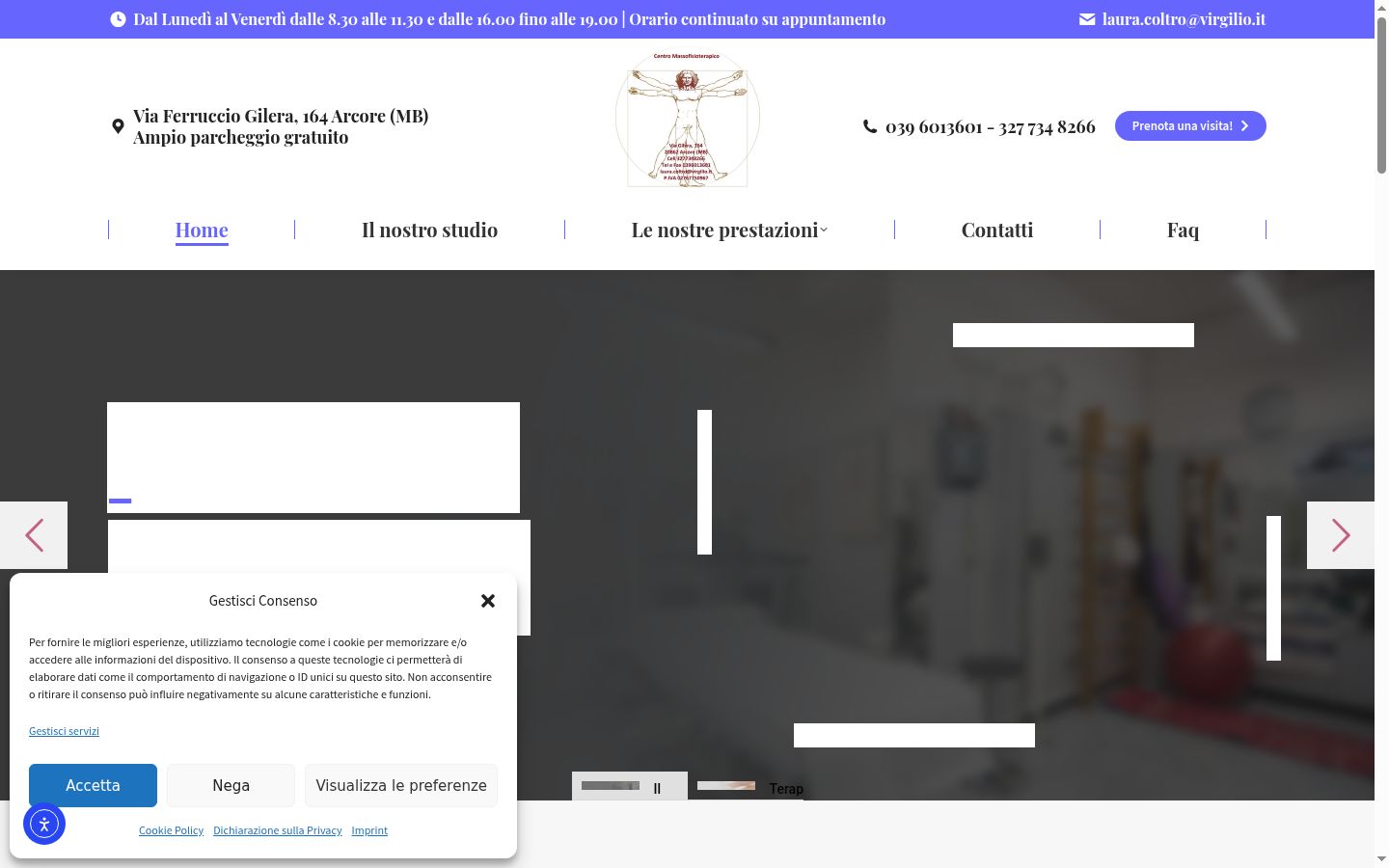 Képernyőkép a bármilyen interakció előtt megjelenő hozzájárulási bannerről
