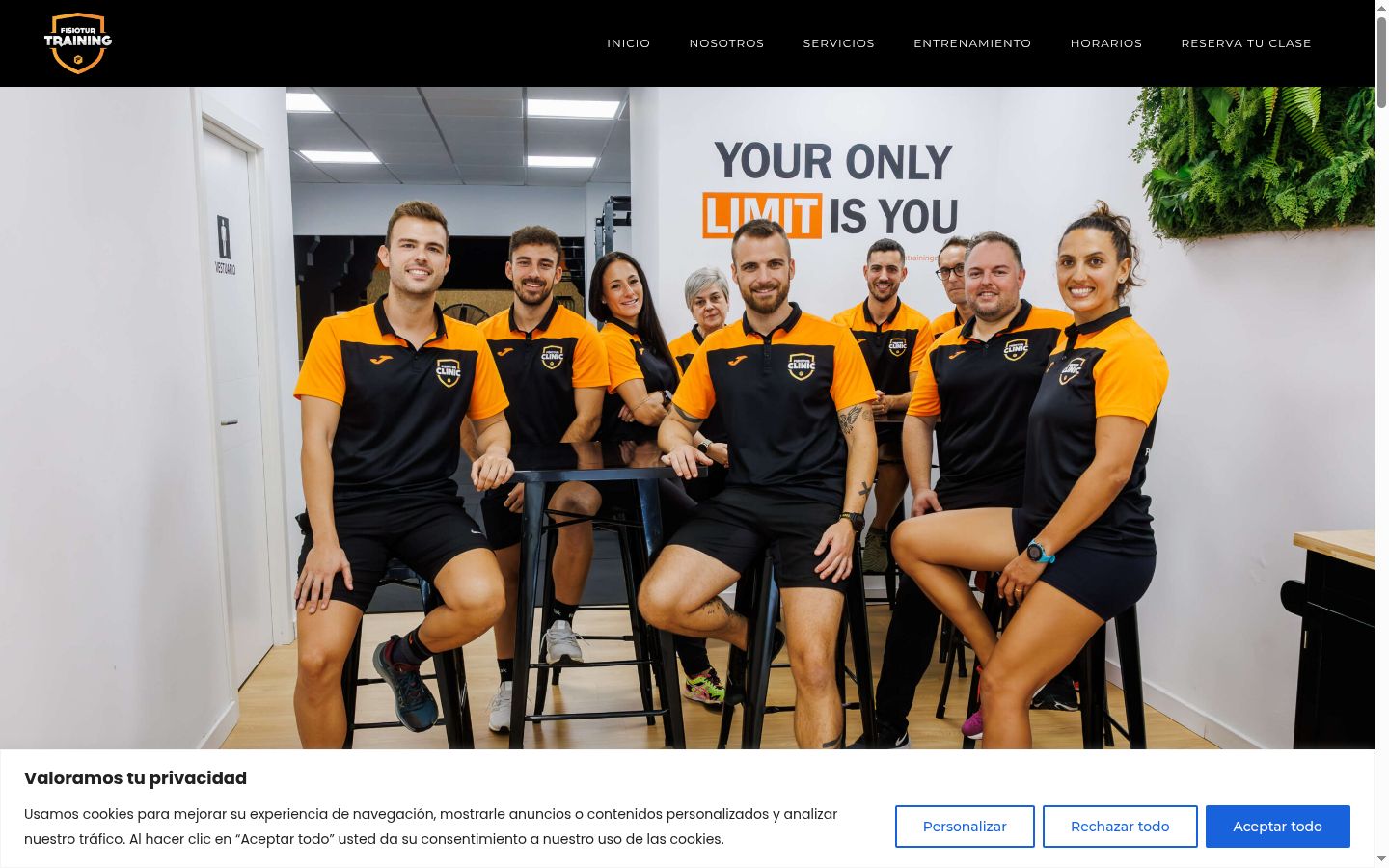 Sutikimo reklamjuostės, rodytos prieš bet kokią sąveiką, ekrano kopija