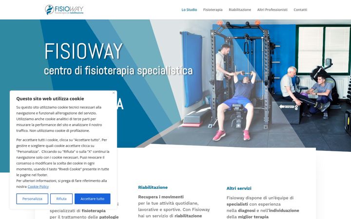 Screenshot of fisioway.it