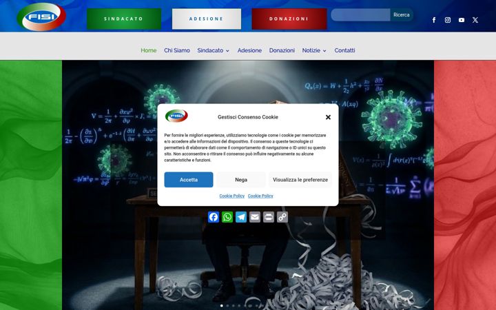 Screenshot of fisisindacato.it