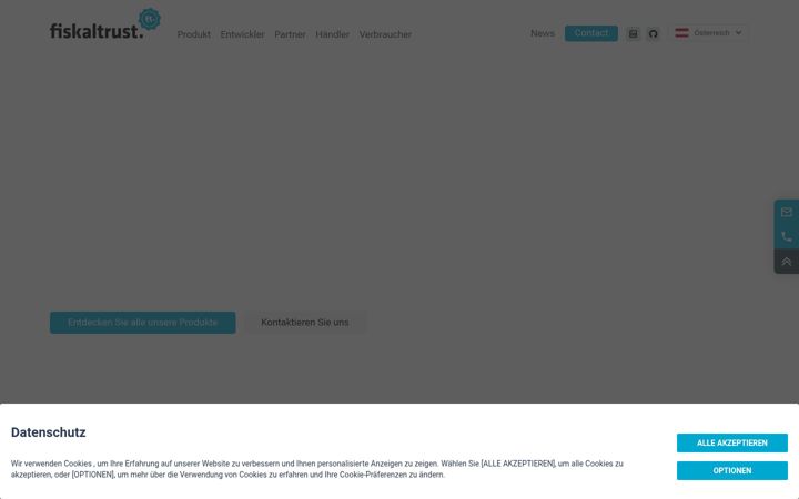 Screenshot of fiskaltrust.at