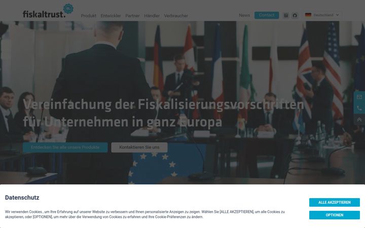 Snímek obrazovky fiskaltrust.de