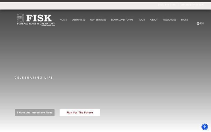 Screenshot of fiskfh.com