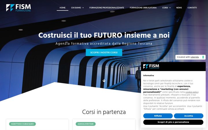 Ekrānuzņēmums no fismformazione.it