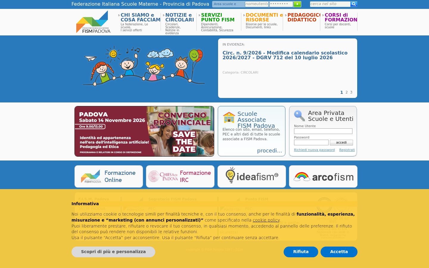 Capture d'écran de la bannière de consentement affichée avant toute interaction