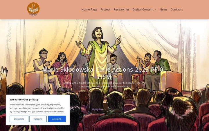 Screenshot of fismproject.com