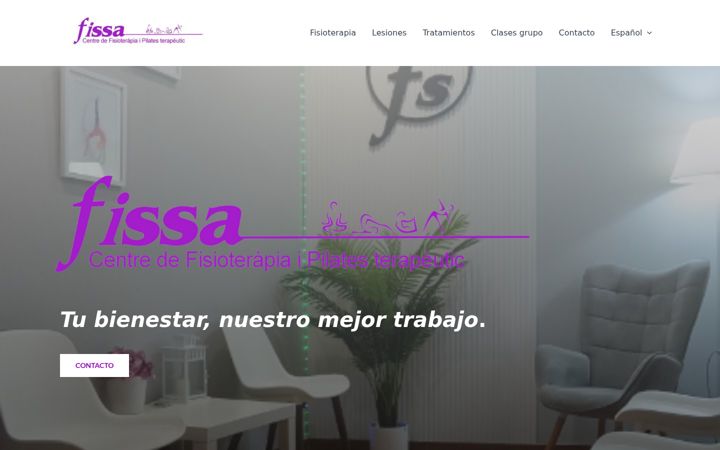 Snímek obrazovky fissa.es