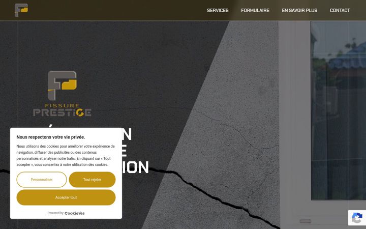 Screenshot of fissureprestige.ca