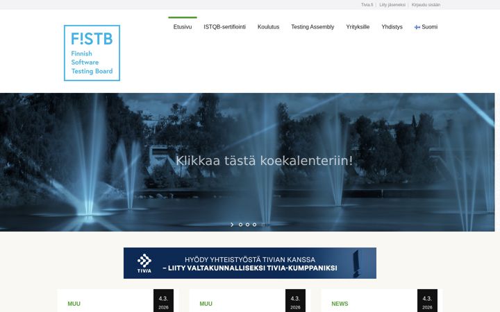 Captură de ecran a fistb.fi