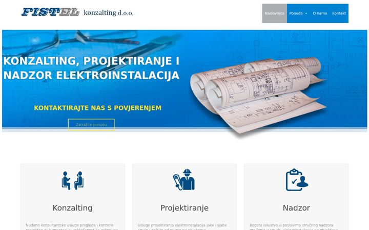 Snímek obrazovky fistel-konzalting.hr