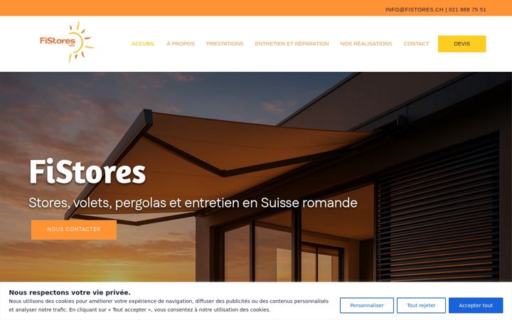 Screenshot of fistores.ch