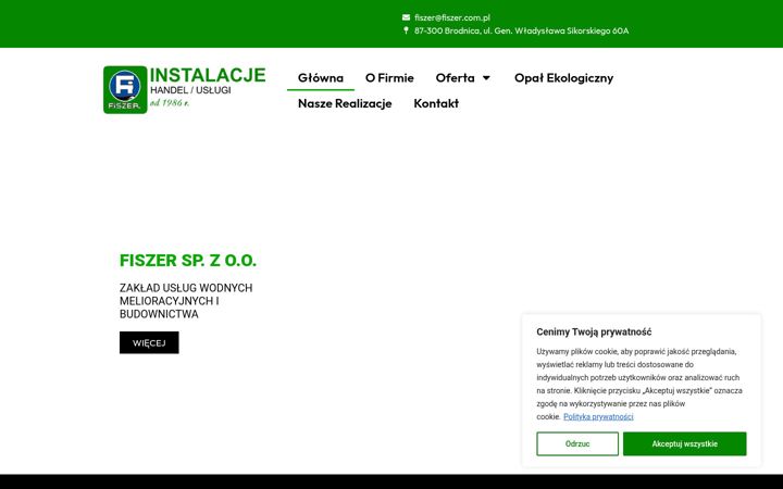Screenshot of fiszer.com.pl