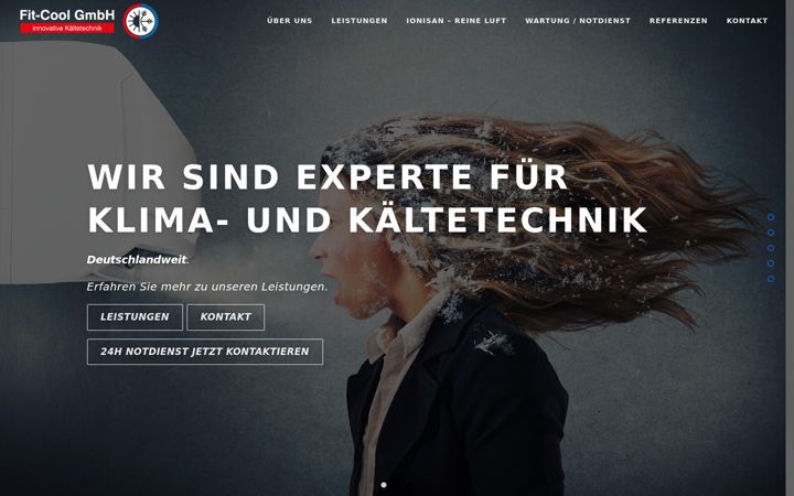 Screenshot of fit-cool.de