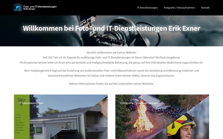 Snímek obrazovky fit-exner.de