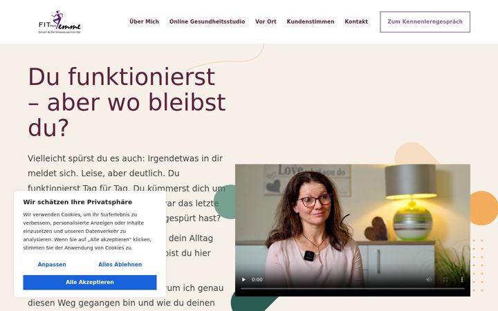 Screenshot of fit-for-femme.de