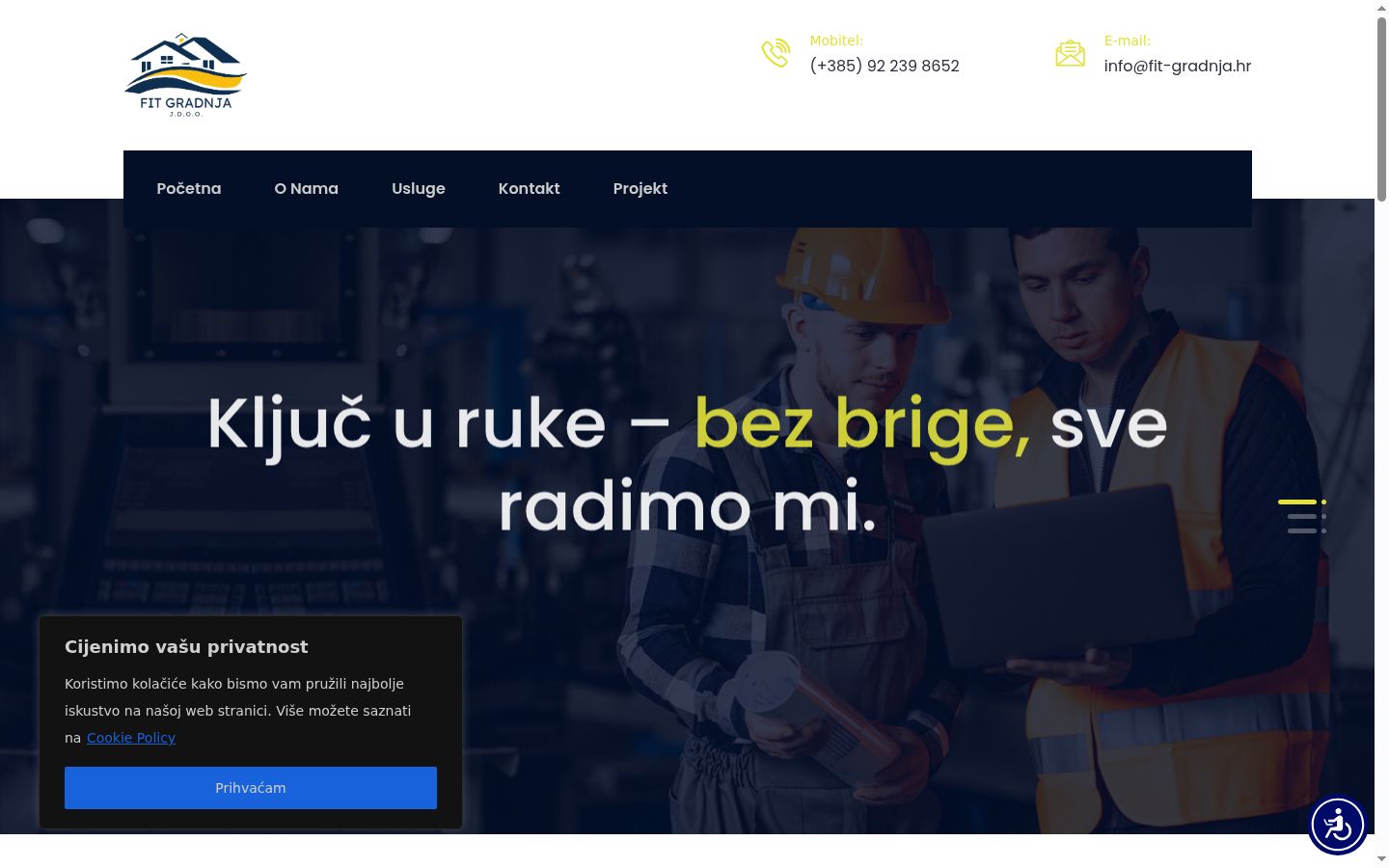 Snímek obrazovky baneru souhlasu zobrazeného před jakoukoli interakcí