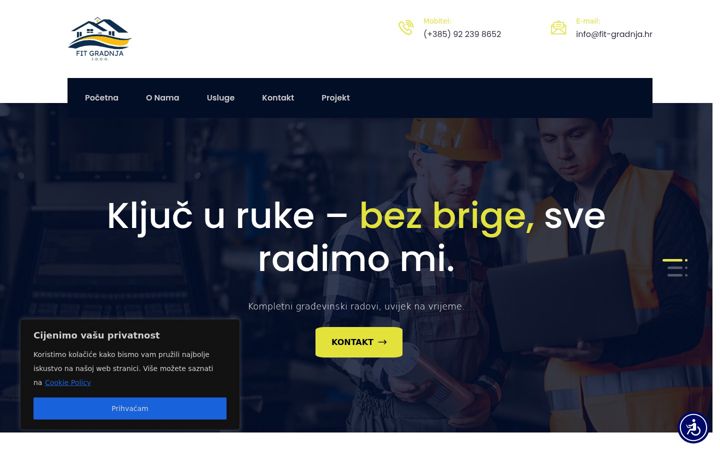 Snímek obrazovky fit-gradnja.hr