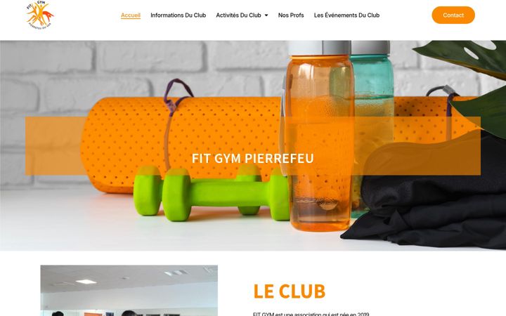 Screenshot of fit-gym-pierrefeu83.fr
