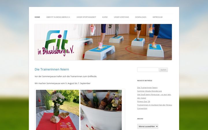 Screenshot of fit-in-bieselsberg.de