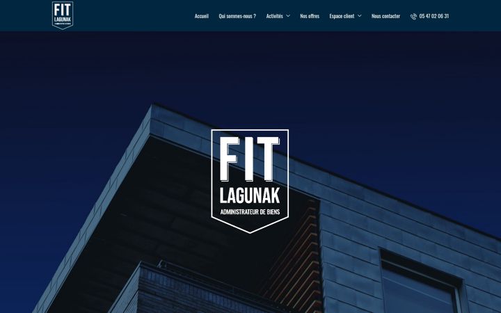 Screenshot of fit-lagunak.com
