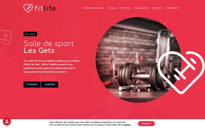 Screenshot of fit-life.fr