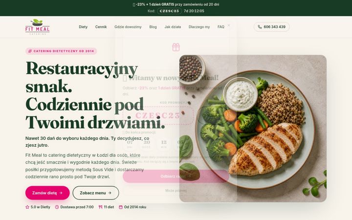Screenshot of fit-meal.pl