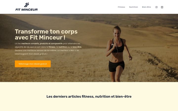 Screenshot of fit-minceur.fr