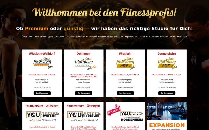 Screenshot of fit-o-drom-easy.de