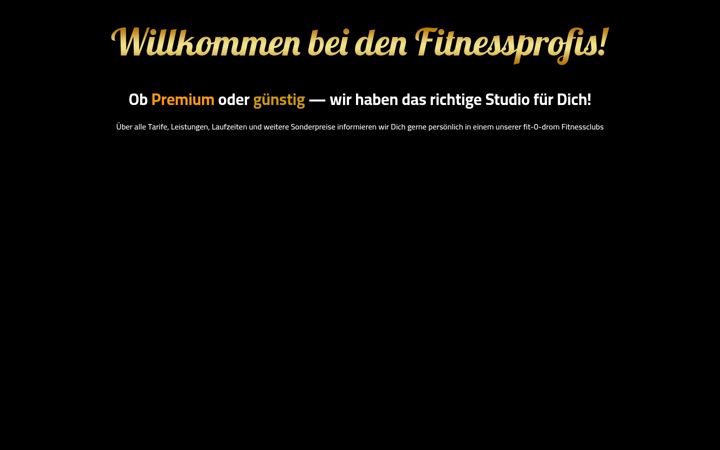 Screenshot of fit-o-drom.com