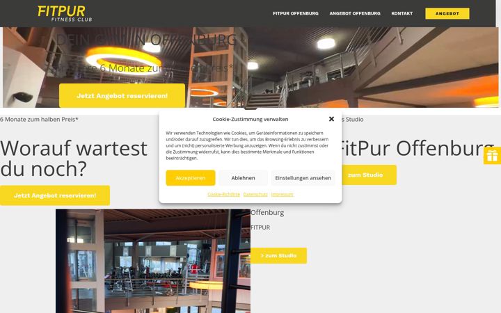 Screenshot of fit-pur.eu
