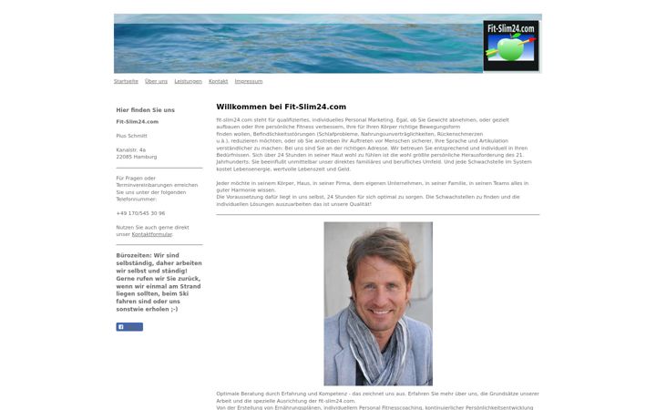 Screenshot of fit-slim24.com