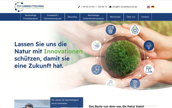 Screenshot of fit-umwelttechnik.de