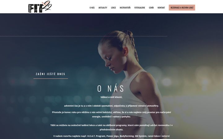 Screenshot of fit22.cz