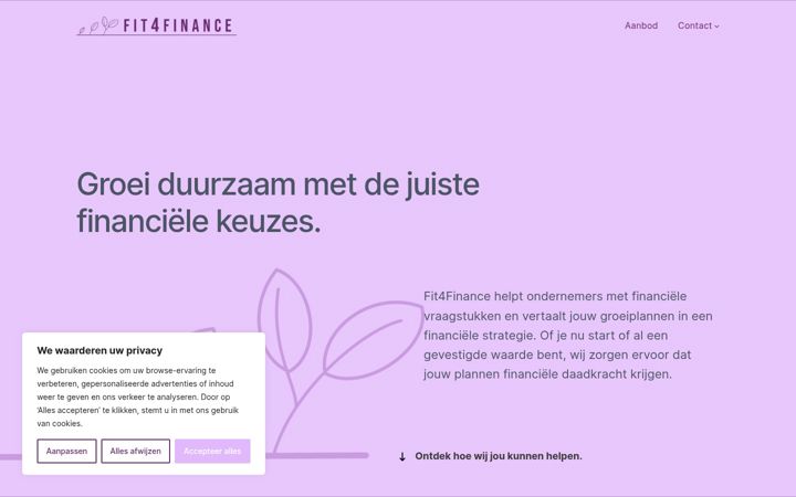 Screenshot of fit4finance.be