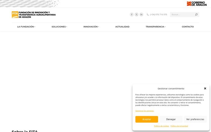 Screenshot of fita-aragon.es