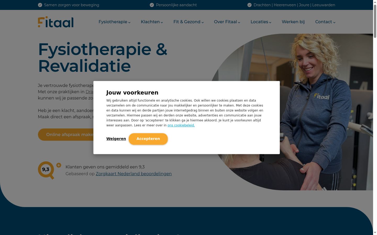 Kuvakaappaus suostumusbannerista, joka näytettiin ennen mitään vuorovaikutusta