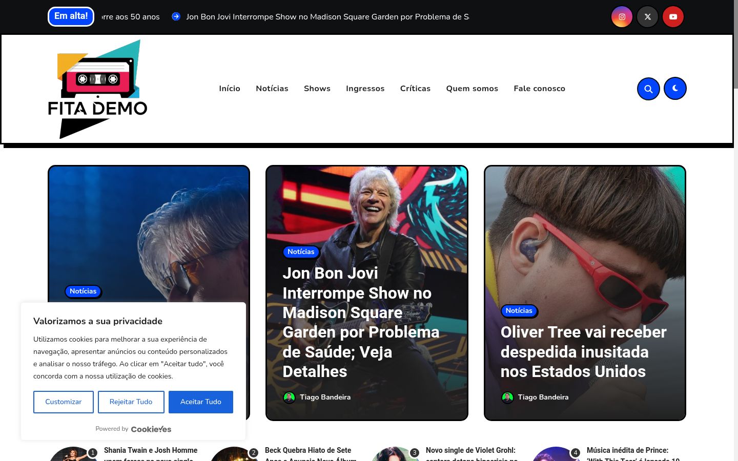 Snímka obrazovky banera súhlasu zobrazeného pred akoukoľvek interakciou