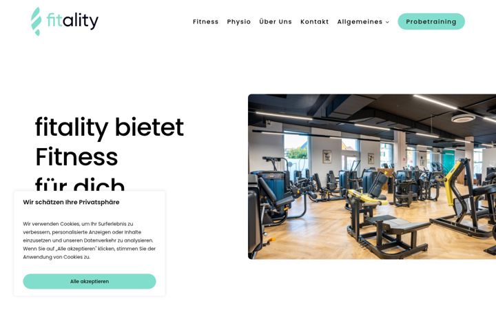 Screenshot of fitality.me