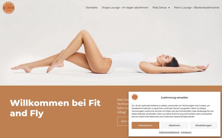 Screenshot of fitandfly.at