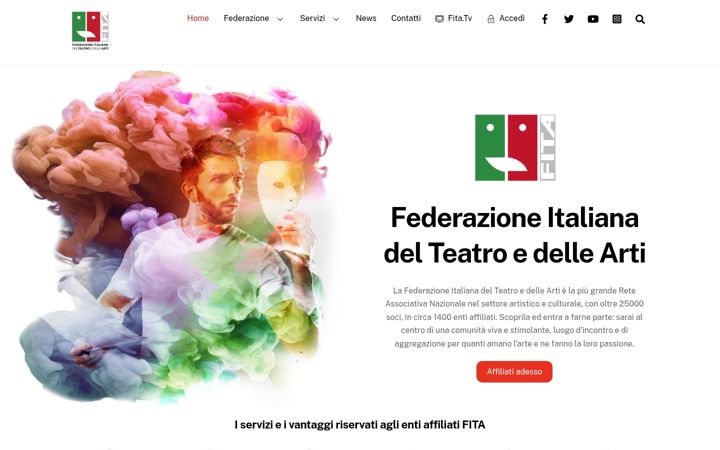 Screenshot of fitateatro.eu